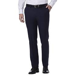 Kenneth Cole REACTION Herren Moderne Passform Stretch Anzughose Klassische Hose, blau, 36W / 34L von Kenneth Cole REACTION