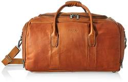 Kenneth Cole REACTION Unisex-Erwachsene Colombian Leather 20" Carry-on Duffel Bag Seesack, Cognac von Kenneth Cole REACTION