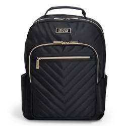 Kenneth Cole REACTION Women's Chelsea Backpack Chevron Quilted 15-Inch Laptop & Tablet Fashion Bookbag Daypack, Black, One Size von Kenneth Cole REACTION