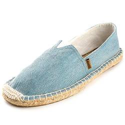 Kentti Herren Klassisch Denim Leinwand Halbschuh Espadrilles Blau 44 EU von Kentti