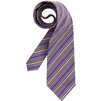 KENZO Herren Krawatte violett Seide College-Streifen von Kenzo