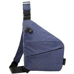 Kexpery Herren-Mode-Brusttasche, multifunktionale Gürteltasche, großes Fassungsvermögen, einfache Umhängetasche, Anti-Diebstahl-Tasche, Verstellbarer Riemen, ergonomische Mini-Umhängetasche von Kexpery