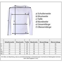 Key Largo Langarmshirt Cheese vintage Look uni Basic MLS00033 Rundhalsauschnitt unifarben langarm slim fit von Key Largo