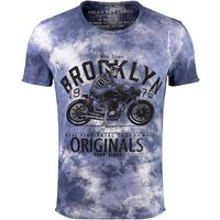 Key Largo T-Shirt T-Shirt Trophy Skull Biker Print Motiv vintage Look MT00402 Rundhals-Auschnitt bedruckt kurzarm slim fit von Key Largo