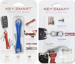 KeySmart Kompakter Schlüsselhalter und Schlüsselanhänger-Organizer (mit Erweiterungspaket - 14 Schlüssel, Schnelltrennung und Flaschenöffner) von KeySmart