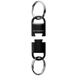 KeySmart MagConnect Pro Magnetischer Schlüsselhalter für die Handtasche, Schlüsselanhänger für Autoschlüssel - Abnehmbarer Schlüsselring mit Schnellverschluss (Schwarz) von KeySmart