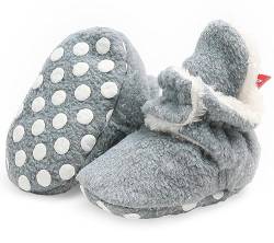 Babyschuhe Winterschuhe Baby Stiefel Krabbelschuhe Weiche Sohle Warme Booties Neugeborenen Lauflernschuhe Kuschelige Fleece-Stiefel mit rutschfestem Boden Stiefel für Kleinkinder von Kfnire