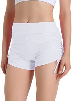 Kfnire Badeshorts Damen Badehose Hohe Taille Bauchkontrolle Schwimmhose Einstellbar Seitliche Krawatte Schnell Trocknend Badeshorts für Damen von Kfnire