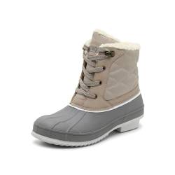 Khombu Damen Zany Duck Boot, Taupe, 43 EU von Khombu