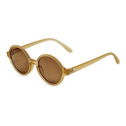 KI ET LA - WOAM – Sonnenbrille für Erwachsene – UV-Schutz – leicht – weich – Rahmen Soft Touch – rauchfarbene Gläser – französische Marke, Bernsteinbraun, Adultes von Ki ET LA