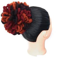 Damen-Perücke, Haarknoten, Haarwickel, Kordelzug, schmutziger Zopf, explodierender Haarwickel Modedekoration (Color : 13, Size : 1) von KiHene