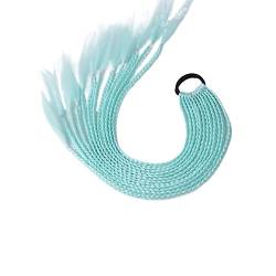 Langer Zopfperücken-Haarring for Frauen, der einfache mehrfarbige Perücken trägt Modedekoration (Color : 21, Size : 1) von KiHene