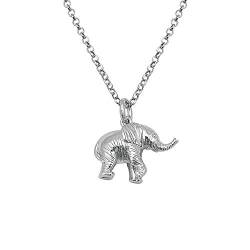 Kiara Jewellery – 925er Sterling Silver - Baby Elefant Anhänger Halskette - auf 46 cm Sterling Silber Kette von Kiara Jewellery