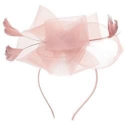 Kichvoe 1 Satz Feder-tee-party-hut Fascinator Haarspange Fascinator-clip Kirchenhüte Für Frauen Elegant Hut Haarschmuck Haarreif Fascinator Doppelter Zweck Bauchmuskeln Braut von Kichvoe