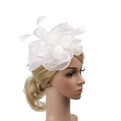 Kichvoe Organza-handband Mardi Gras Haarband Kirchliche Kopfbedeckung Fascinator-hut Für Damen Braut-fascinator-hüte Für Die Hochzeit Teehüte Für Fascinatoren Für Zubehör Mit Hut Frau von Kichvoe