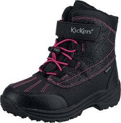 KICKERS Damen Jump WPF Stiefelette, GLÄNZEND ROSA SCHWARZ, 37 EU von Kickers