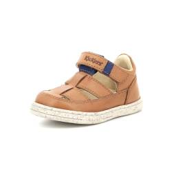 KICKERS Jungen Unisex Kinder Traactus Sandale, Camel Blau, 22 EU von Kickers