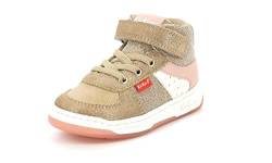 KICKERS Unisex Baby KICKALIEN Sneaker, BEIGE Rose Glitter, 20 EU von Kickers