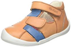 KICKERS Unisex Baby Wasabou Sandale, Camel Blau, 19 EU von Kickers