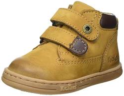 Kickers 571983-10-116, Unisex Baby Lauflernschuhe, Braun (Camel Marron Perm 116), 18 EU von Kickers