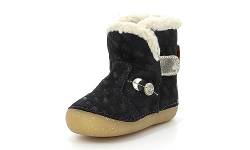 Kickers Baby-Mädchen So Windy Stiefelette, Marineblau/goldfarben, 21 EU von Kickers