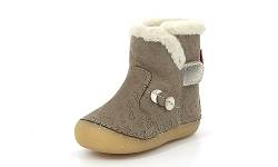 Kickers Baby-Mädchen So Windy Stiefelette, Taupe/Gold Fantasie, 21 EU von Kickers