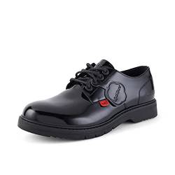 Kickers Damen Finley Lo Schuluniform-Schuh, Schwarz, 39 EU von Kickers