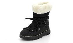 Kickers Kickneosnow Kid Schneestiefel, Schwarz, 32 EU von Kickers