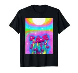 Kidcore Aesthetic Weirdcore Mushroom Eyes Cottagecore Glitch T-Shirt von Kidcore Aesthetic Clothes Alt Indie Nostalgiacore