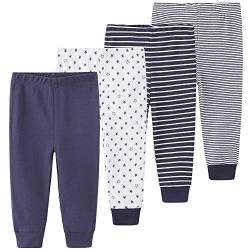 Kiddiezoom Unisex Baby Pants Pants Pants Pants Short Sleeve Bodys Onesies Baby Caps und Fäustlinge, Marineblau, 74 von Kiddiezoom