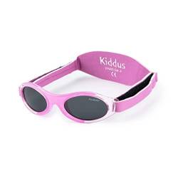 Kiddus Polarisierte Babysonnenbrille für Neugeborene Jungen Mädchen. Von 0 Monaten bis 2 Jahren. 100% Schutz UV400 Sonnenfilter. Silikon-Nasensteg. Verstellbares weiches Band. BPA-Frei. PREMIUM von Kiddus