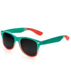 Kiddus Sonnenbrille für Jungen und Mädchen. Ab 6 Jahren. UV400 100% Schutz gegen Ultraviolette Sonnenstrahlen. Polarisierte Linsen. Durchscheinende Farben von Kiddus