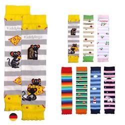 Kiddylegs® Baby- und Kinderstulpen Premium aus Bio-Baumwolle kbA (Mausepause) von Kiddylegs