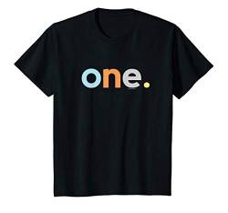 Kinder 1st Birthday Shirt for Boys 1 One | Gift Ideas Age 1 Tee T-Shirt von Kids Birthday Shirts by alphabet lab