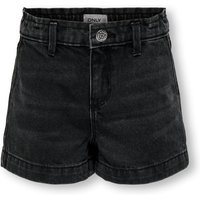 Kids ONLY Short - Kogvenice Pleated DNM Skort BJ - 128 bis 164 - für Damen - Größe 128 - schwarz von Kids ONLY