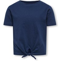 Kids ONLY T-Shirt für Kinder - Kogmay S/S Knot Top JRS - für Mädchen - blau von Kids ONLY