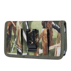 Kompakte und praktische Hüfttasche Handytasche mit Gürtel geeignet für Outdoor-Aktivitäten Männliche Gürteltasche, L von KieTeiiK