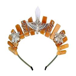 Kristall-Stirnband für Damen, modisch, handgefertigt, Legierung, Vintage-Haarband, Braut-Haarschmuck, Haarschmuck für Mädchen und Frauen von KieTeiiK