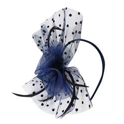 Haarreifen Männer Tea-Top Cocktail Party Frauen Headband für Faschisten Damen Kleidung Günstig Ohne Versand (Navy, One Size) von Kielsjajd