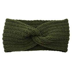 Lauf Set Kleidung Herren Haarband Stretch Cable Winter-Haarreif, weiche Haarbügel, wärmer für Frauen Diener Zweier Herren (Army Green, One size) von Kielsjajd