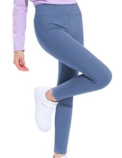 Kiench Mädchen Sport Leggings Lang Hosen Trainings Tights Blau EU Größe 116-122/5-6 Jahre Etikett 120 von Kiench