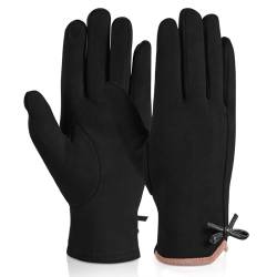 Kiiwah Handschuhe Damen Winter, Touchscreen Handschuhe Warmer Plüsch Handschuh mit Fleece Futter, Thermo Handschuhe Dicke Winterhandschuhe für Frauen Damen von Kiiwah