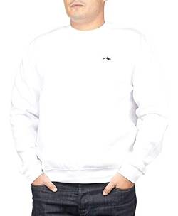 Killer Whale Sweatshirt Herren Designer-Markenpullover, weiß, XXXL von Killer Whale