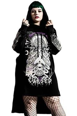 Killstar Kapuzenpullover - Cursed Longline Hoodie (XS) von Killstar