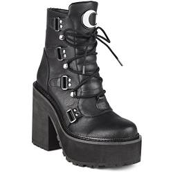 Killstar Plateaustiefel - Broom Rider Platform Boots 42 von Killstar