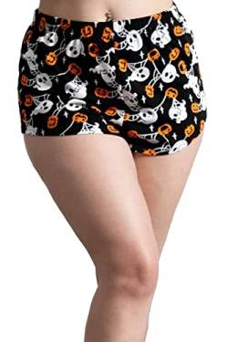 Killstar Pyjamashorts - Haunted Pumpkin (XS) von Killstar