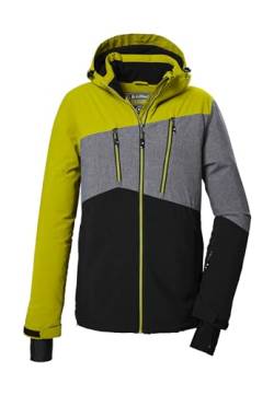 Killtec Herren Skijacke Funktionsjacke mit Kapuze und Schneefang KSW 306 MN SKI JCKT wasserdicht, winddicht, atmungsaktiv 00742-dunkellime XL von Killtec