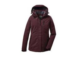 Outdoorjacke KILLTEC "KOW 140 WMN JCKT" Gr. 42, rot (weinrot) Damen Jacken Outdoorjacken von Killtec