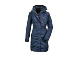 Parka KILLTEC "Alisi" Gr. 42, blau (dunkelblau) Damen Jacken Parkas von Killtec