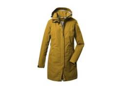 Parka KILLTEC "KOS 93 WMN PRK" Gr. 42, gelb (dunkelgelb) Damen Jacken Parkas von Killtec